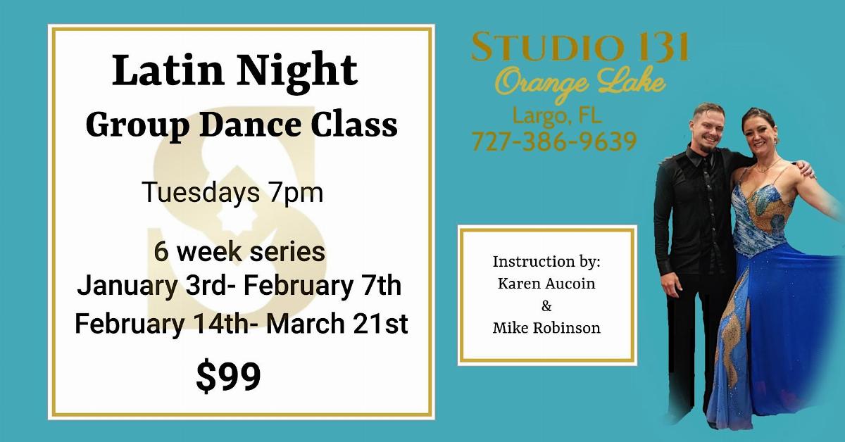 Latin Night Series Group Dance Class
