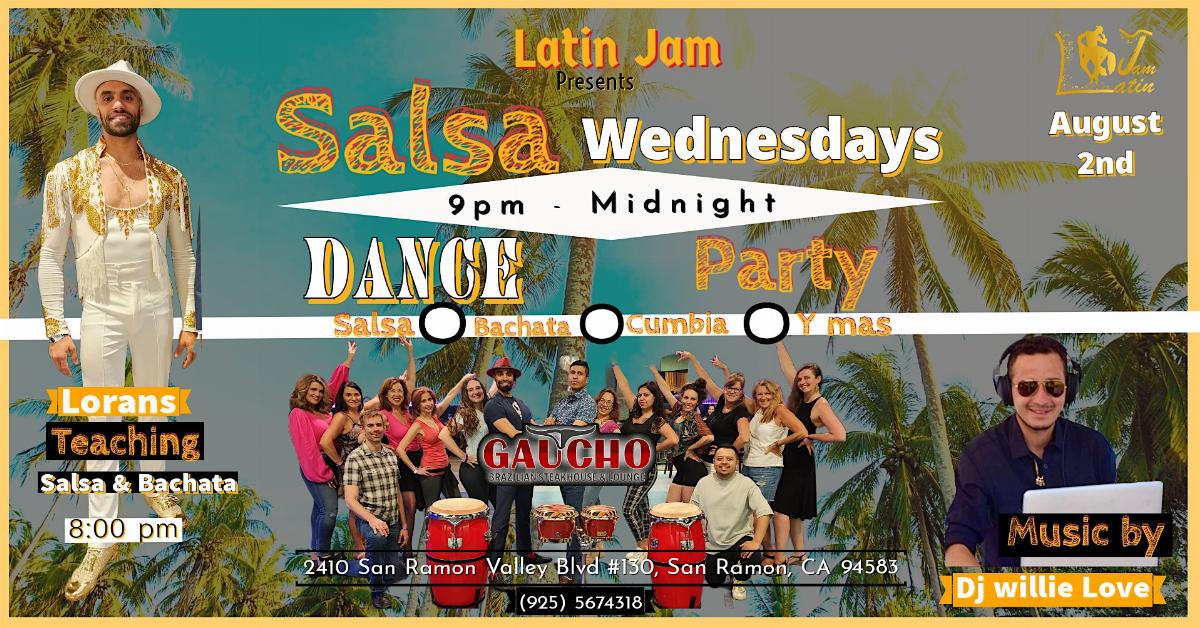 Salsa Wednesdays Gaucho| Dance Party | Salsa class| Bachata class