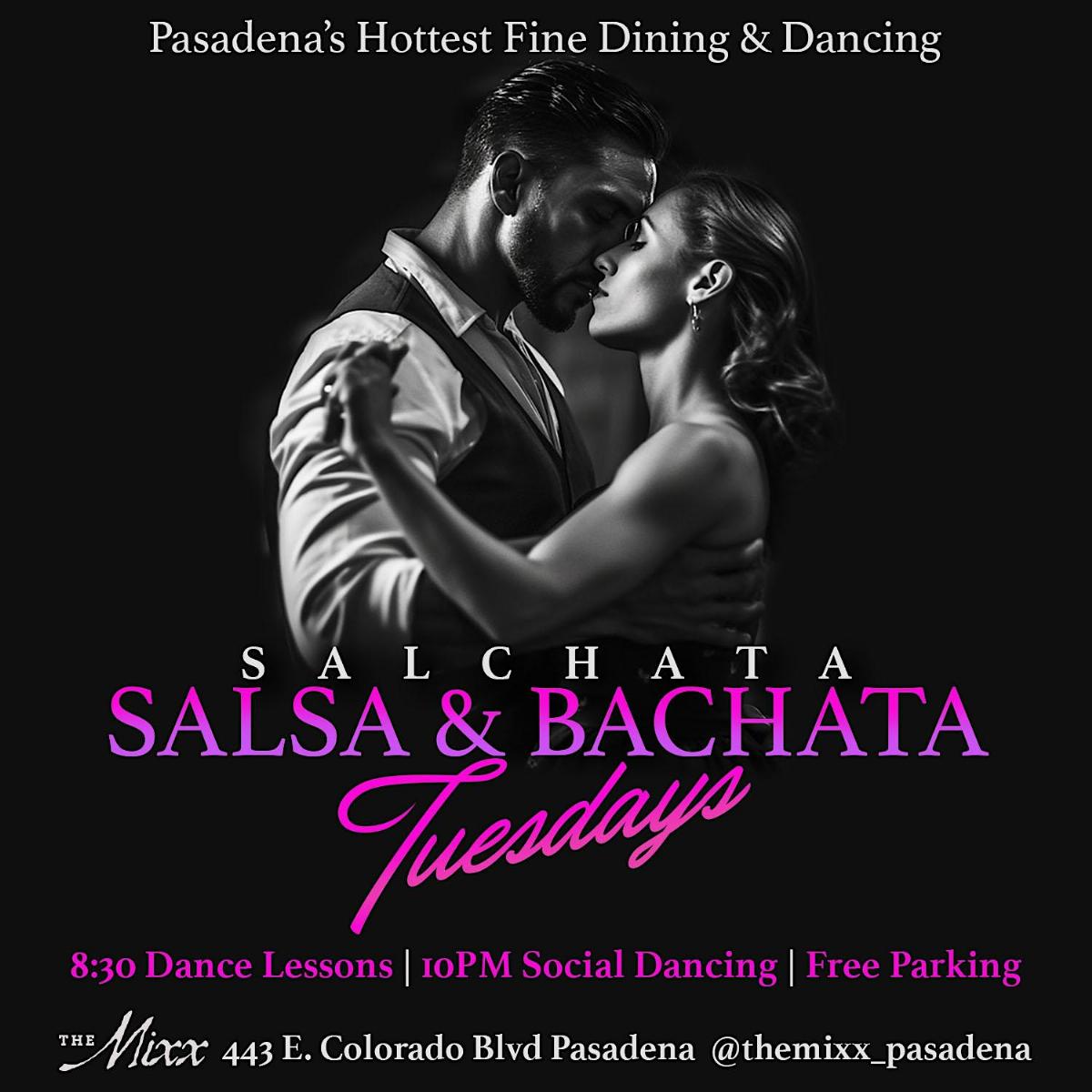 Pasadenas Hottest Salsa & Bachata Dance Lessons & Dance Party