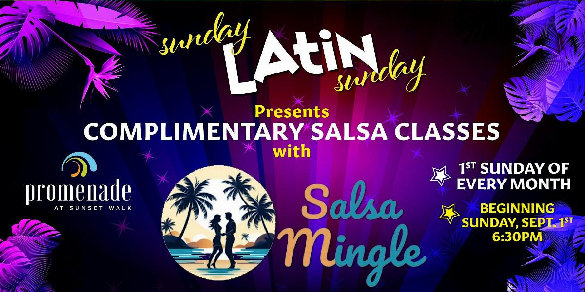 Sunday Latin Sunday Presents Free Salsa Classes with Salsa Mingle